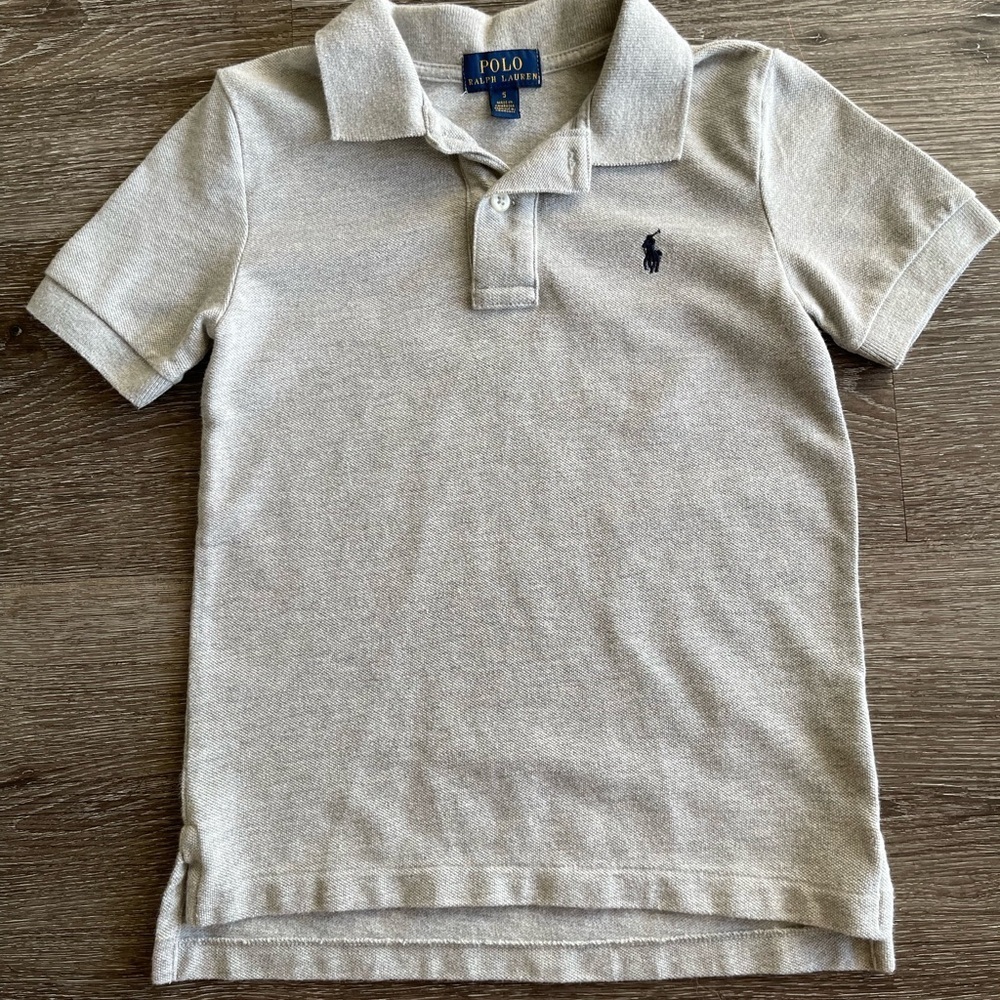 Polo by Ralph Lauren Kids Light Gray Polo Shirt